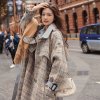 (image for) Spot 2023 winter new style spliced ​​plaid coat Zhebao 300/7870/P185 control 258