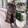 (image for) Spot 2023 winter new style down liner plaid woolen coat Zhebao 300/849/265 control 348