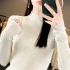 (image for) Trendy Hong Kong style cute sweet spicy light mature breathable little chic good-looking beautiful clothes women's sweater bottoming shirt