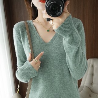 (image for) High street sweaters, versatile college fashionable clothes this year, knitted sweaters, sweaters, student tops, slim bf