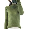 (image for) Trendy Hong Kong style cute sweet spicy light mature breathable little chic good-looking beautiful clothes women's sweater bottoming shirt