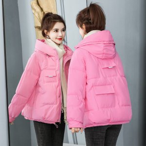 (image for) Thickened bread coat, short down-padded coat, cotton-padded coat for small women, winter coat, cotton-padded jacket, 2023 new style, slimming