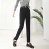 (image for) A spot spring and summer all-match casual fashion nine-point small-leg pants plus size professional suit pants elastic waist drape trousers