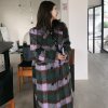 (image for) Spot 2023 winter new style down liner plaid woolen coat Zhebao 300/849/265 control 348