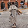 (image for) Spot 2023 winter new style spliced ​​plaid coat Zhebao 300/7870/P185 control 258