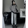 (image for) Gray sweatpants for women spring and autumn 2023 new loose leggings sweatpants trendy casual pants for small people