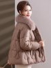 (image for) Middle-aged mother winter cotton-padded jacket 2023 new middle-aged and elderly women's new Chinese style foreign style short outer suit