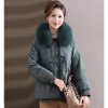 (image for) Middle-aged mother winter cotton-padded jacket 2023 new middle-aged and elderly women's new Chinese style foreign style short outer suit