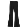 (image for) Spot 2023 spring and summer suit pants thin narrow version high-waisted wide-leg pants straight casual casual slit micro-flare floor-length pants for women