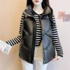 (image for) Winter new style fat girl waistcoat and vest internet celebrity good-looking clothes trendy plus size women's jacket cotton jacket vest top