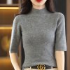 (image for) Versatile tops, slim fit, this year's popular fashion clothes, knitted sweaters, sweaters, sweaters, new high street bf college