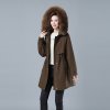 (image for) 2021 winter velvet thickened cotton clothing warm hooded parkas 729 styles